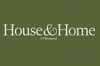 House & Home Logo with Olive Green Background